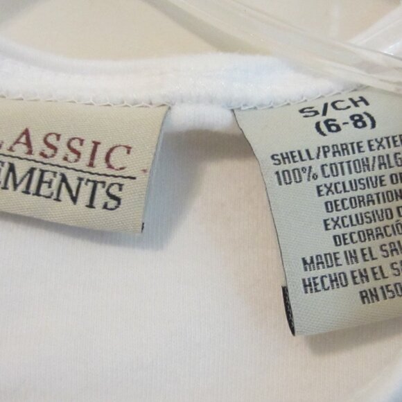 Cat Halloween embroidered T-shirt small (6-8) - Picture 3 of 4